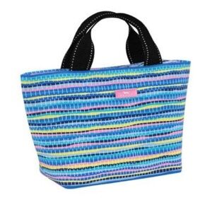 SCOUT Nooner Lunch Bag Stitch Perfect Striped Insulated Food Tote